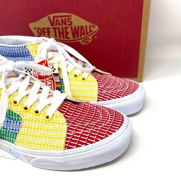 💖MEGA SALE💖VANS Womens Size Sk8-Mid Pride Lacing Multicolor Canvas VN0A3WM33WJ - Picture 11 of 12